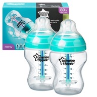 TOMMEE TIPPEE ANTIKOLIKOVÝ SENZOR FĽAŠE 2x260ml TOMMEE TIPPEE ANTIKOLIKOVÝ SENZOR FĽAŠE 2x260ml