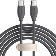 Kábel 2m USB-C TYP-C Baseus Gel SOFT NICE 100W