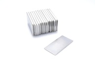 Neodymový tanierový magnet MPŁ 40x20x1 N38 sada 10 kusov Neodymový tanierový magnet MPŁ 40x20x1 N38 sada 10 kusov