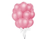 Metalické balóny ružové 30 cm 50 ks.