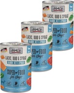 MAC'S DOG DOG ADULT S LOSOSOM A ŠPENÁTOM 6x400g MAC'S DOG DOG ADULT S LOSOSOM A ŠPENÁTOM 6x400g