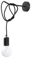 Čierne nástenné svietidlo Edison SL.0373 Sollux osvetlenie Čierne nástenné svietidlo Edison SL.0373 Sollux osvetlenie