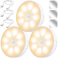3X LED LAMPA SCHODISKOVÉ SVETLÁ SADA SO SNÍMAČOM POHYBU NOČNÁ SCHODISKOVÁ LAMPA DO ŠATNÍKA 3X LED LAMPA SCHODISKOVÉ SVETLÁ SADA SO SNÍMAČOM POHYBU NOČNÁ SCHODISKOVÁ LAMPA DO ŠATNÍKA