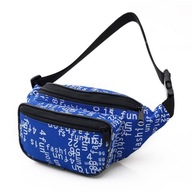 Dámska taška WALLET, poľské nápisy N054, modrá Dámska taška WALLET, poľské nápisy N054, modrá
