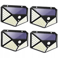 4 ks SOLÁRNA LAMPA SO SNÍMAČOM POHYBU SÚMRAK
