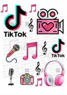 Tlač cukrovej pasty telefón TEENAGER media TIK Tlač cukrovej pasty telefón TEENAGER media TIK