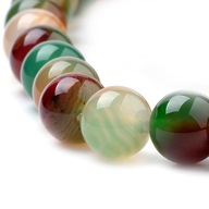 Prírodné korálky Agat Pawi Mix Farby Ball 6mm String Cca.