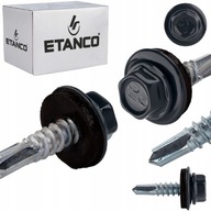 Samorezné skrutky do kovu 3mm 4,8x19mm RAL 7016 250 ks Etanco GT3 Z14 Samorezné skrutky do kovu 3mm 4,8x19mm RAL 7016 250 ks Etanco GT3 Z14
