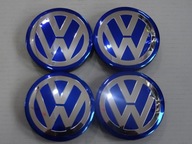 4x Stredové krytky na ráfiky VOLKSWAGEN VW 56 mm č 4x Stredové krytky na ráfiky VOLKSWAGEN VW 56 mm č
