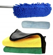 3ks SET na umývanie auta Mop z mikrovlákna Mäkká špongia Utierka na sušenie 3ks SET na umývanie auta Mop z mikrovlákna Mäkká špongia Utierka na sušenie