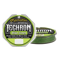 Kamatsu Techron Braid 0,12 mm/100 m olivovo zelená