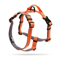 Postroj na strážneho psa Lumen Lite, oranžový M Postroj na strážneho psa Lumen Lite, oranžový M