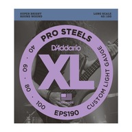 D'Addario EPS190 ProSteels 40-100 basových strún D'Addario EPS190 ProSteels 40-100 basových strún