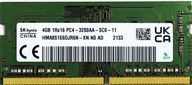 Pamäť 4GB DDR4 SODIMM 3200 MHz pre notebook