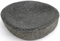 Kamenná miska na mydlo riečny kameň 14,5x13cm