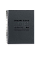 Just Black Recycled notes A5 120 kariet 80g