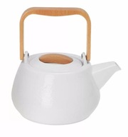 Porcelánová kanvica na čaj, porcelánový infuzér Porcelánová kanvica na čaj, porcelánový infuzér