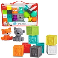 SENSORY BALLS SOFT BLOCKS sada 20 kusov Infantino