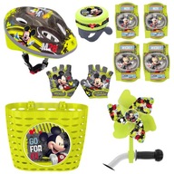 4x chrániče košík na prilbu rukavice zvonček ventilátor Mickey Mouse Mickey Mouse 4x chrániče košík na prilbu rukavice zvonček ventilátor Mickey Mouse Mickey Mouse