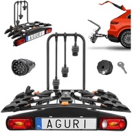NOSIČ NA BICYKLE AGURI PLATFORMA PRE HÁK 3 BICYKLE NOSIČ NA BICYKLE AGURI PLATFORMA PRE HÁK 3 BICYKLE