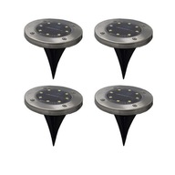 SOLÁRNE ZÁHRADNÉ LAMPY, 8 LED, 4 ks SOLÁRNE ZÁHRADNÉ LAMPY, 8 LED, 4 ks