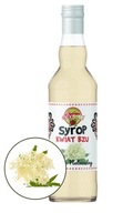 Sirup z bazových kvetov 500 ml 100% NATURAL Sirup z bazových kvetov 500 ml 100% NATURAL