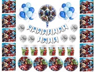 Sada balónových dekorácií Avengers narodeniny + meno Sada balónových dekorácií Avengers narodeniny + meno
