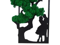 Obrázkový panel Darčekový strom s machovou trávou