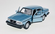 WELLY VOLVO 240 GL MODRÁ 1:34 KOV NOVÝ MODEL