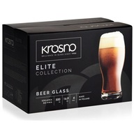 Sklenené krígle na tmavé pivo KROSNO Elite 500ml