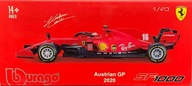 FERRARI SF1000 Rakúska PRILBA Leclerc BBurago 1:43 FERRARI SF1000 Rakúska PRILBA Leclerc BBurago 1:43
