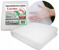 AGR NETKANÁ BIELA ZIMNÁ HRUBÁ 3,2x10 m 30g/m2 AGR NETKANÁ BIELA ZIMNÁ HRUBÁ 3,2x10 m 30g/m2