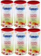 HUMANA OVOCNÝ ČAJ PO 8 MESIACOV 200g x6 6 BAL HUMANA OVOCNÝ ČAJ PO 8 MESIACOV 200g x6 6 BAL