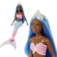 Bábika Barbie morská panna s ružovým modrým chvostom