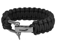 Čierny náramok Texar Paracord Čierny náramok Texar Paracord