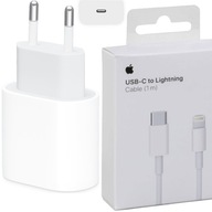 ORIGINÁLNY kábel Apple Type C Lightning + nabíjačka pre iPhone 14 13 12 11 XS ORIGINÁLNY kábel Apple Type C Lightning + nabíjačka pre iPhone 14 13 12 11 XS