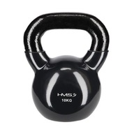 VINYL KETTLEBELL Čierny ODOLNÝ TRÉNING 10kg VINYL KETTLEBELL Čierny ODOLNÝ TRÉNING 10kg