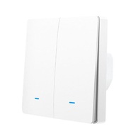 Smart Light Switch 2-kanálový EM séria White ZigBee TUYA Smart Light Switch 2-kanálový EM séria White ZigBee TUYA