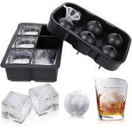 SILIKÓNOVÁ FORMA NA ĽAD SET VEĽKÉ KOCKY GULIČKY SILIKÓNOVÁ FORMA NA ĽAD SET VEĽKÉ KOCKY GULIČKY