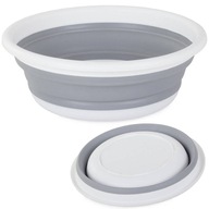 KÚPEĽŇOVÁ MISKA KÚPEĽŇOVÁ, SILIKÓNOVÁ, ŠEDÁ, SKLADACIA, TURISTICKÁ, CESTOVNÁ, 9L KÚPEĽŇOVÁ MISKA KÚPEĽŇOVÁ, SILIKÓNOVÁ, ŠEDÁ, SKLADACIA, TURISTICKÁ, CESTOVNÁ, 9L