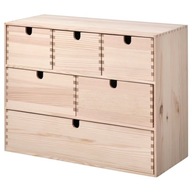 IKEA MOPPE MINI KOMODA Z BOROVICE / SO ZÁSUVKAMI