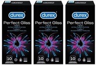 30x DUREX PERFECT GLISS Silný, hrubší, zvlhčený