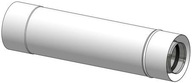 Rúra 80*125 0,25m L=250 BIELA komínová vložka SPS Rúra 80*125 0,25m L=250 BIELA komínová vložka SPS