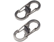 Nite Ize S-Biner MicroLock Oceľová karabínka 2 ks Nite Ize S-Biner MicroLock Oceľová karabínka 2 ks