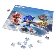 Puzzle + NAME box SONIC 2 Ježek A4 110 el Puzzle + NAME box SONIC 2 Ježek A4 110 el
