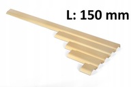 Rukoväť so zaoblenými zlatými matnými okrajmi L-150