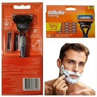 12 KS. Kazety Gillette Fusion5 + holiaci strojček FUSION ako darček 12 KS. Kazety Gillette Fusion5 + holiaci strojček FUSION ako darček