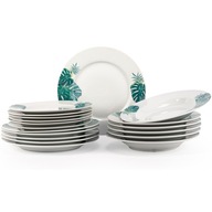 SET tanierov Porcelán SERVIS 18 PRVKOV. SET tanierov Porcelán SERVIS 18 PRVKOV.