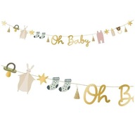 BANNER Oh Baby girlanda na šnúrke Detský svet BANNER Oh Baby girlanda na šnúrke Detský svet