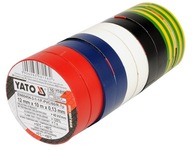YATO PÁSKA izolačná 10m 12mm 10ks 5 farieb YATO PÁSKA izolačná 10m 12mm 10ks 5 farieb